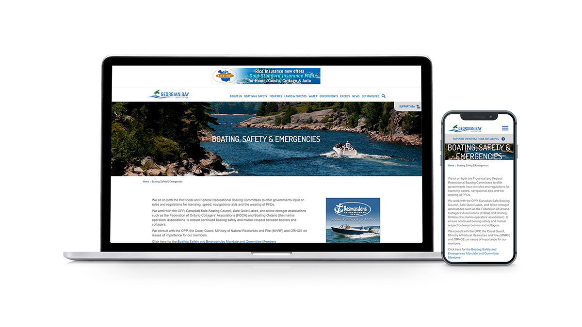 Georgian Bay's new Boating page 