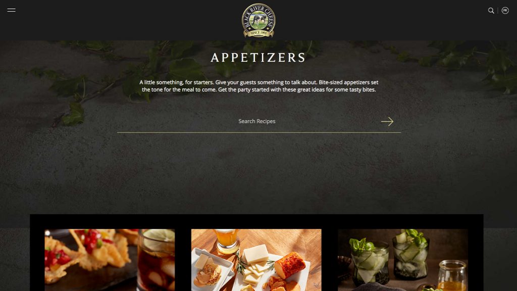 Black River Cheese Website Redesign