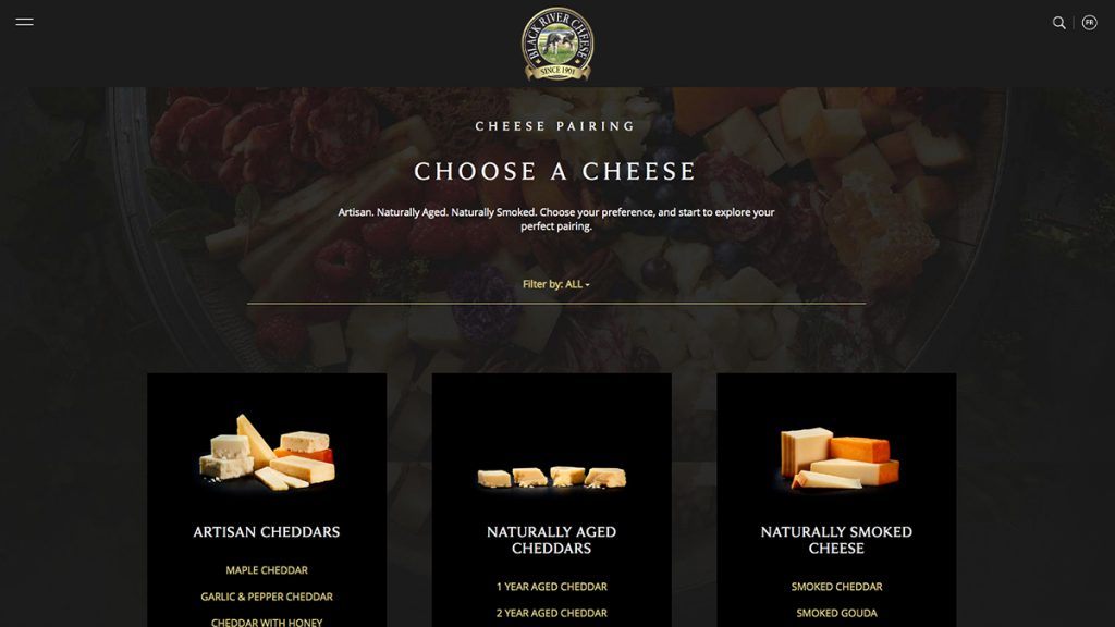 Black River Cheese Website Redesign